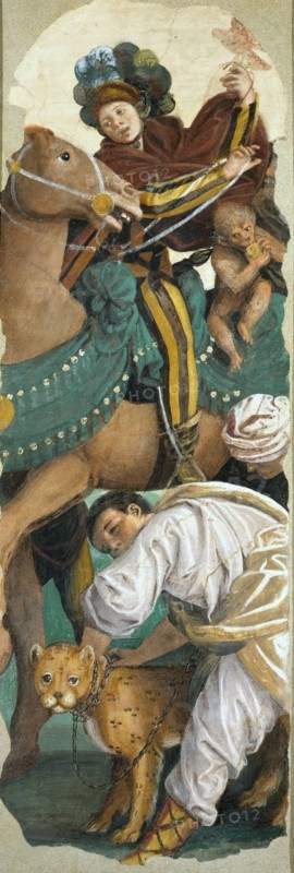 The Adoration of the Magi (Right panel), 1541-1542. Creator: Ferrari, Gaudenzio (ca 1477-1546).