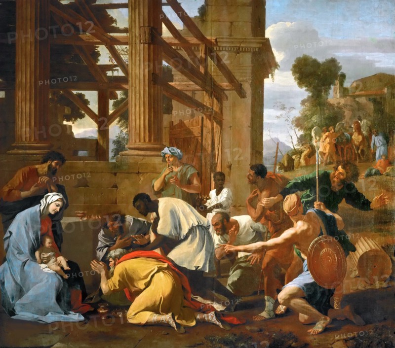 The Adoration of the Magi, 1633. Creator: Poussin, Nicolas (1594-1665).