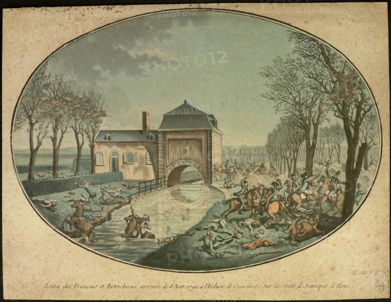 The Battle of Jemappes, c. 1793. Creator: Anonymous.