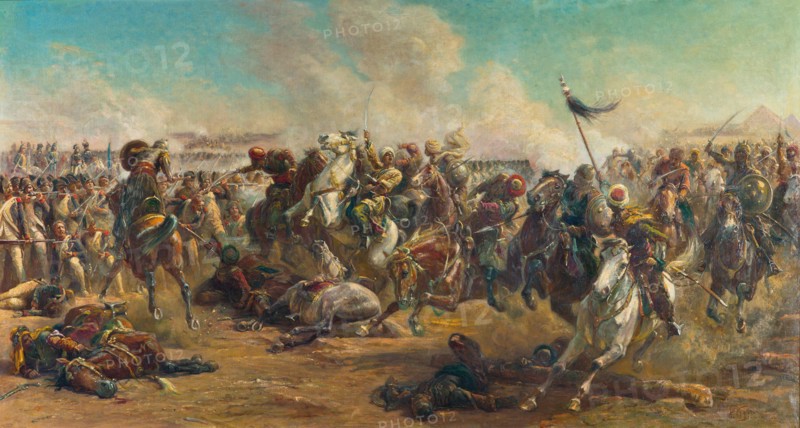 The Battle of the Pyramids. Creator: Philippoteaux, Paul Dominique (1846-1923).