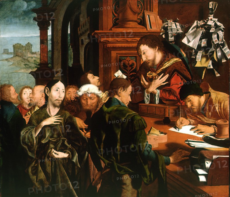 The Calling of Saint Matthew, 1536. Creator: Reymerswaele, Marinus Claesz, van (ca. 1490-after 1567).