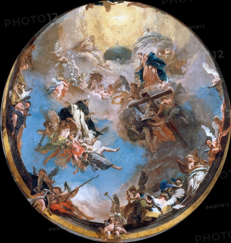 The Glory of Saint Dominic, ca 1738. Creator: Tiepolo, Giambattista (1696-1770).