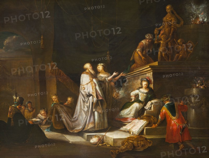 The Idolatry of King Solomon. Creator: Verdoel, Adriaen (c. 1620-1675).