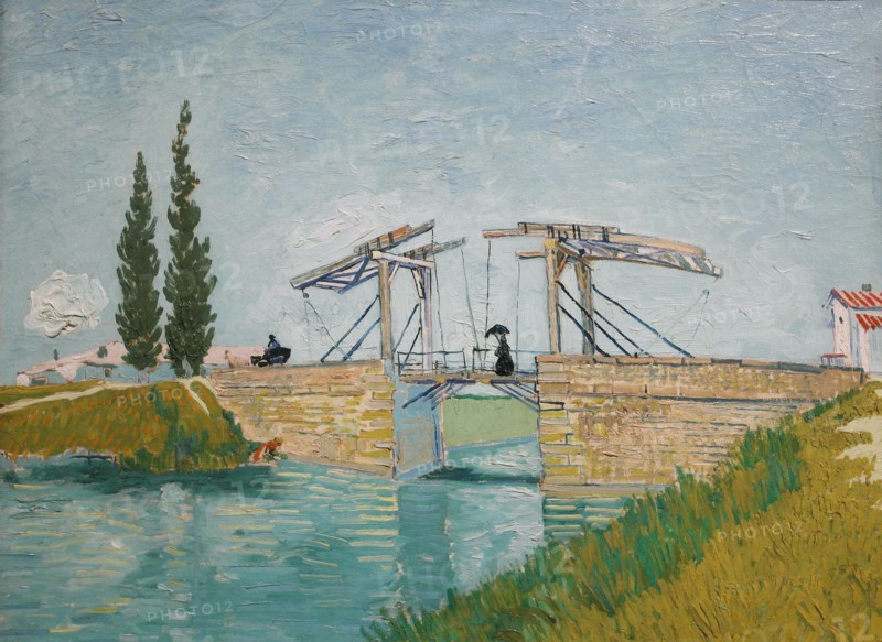 The Langlois bridge (Pont de Langlois), 1888. Creator: Gogh, Vincent, van (1853-1890).