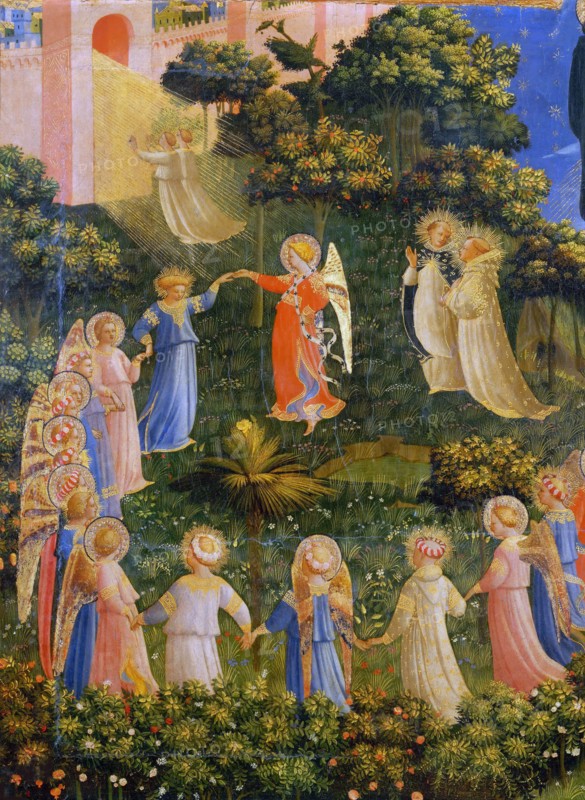 The Last Judgment (Detail), ca 1432. Creator: Angelico, Fra Giovanni, da Fiesole (ca. 1400-1455).