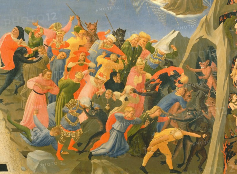 The Last Judgment (Detail), ca 1432. Creator: Angelico, Fra Giovanni, da Fiesole (ca. 1400-1455).