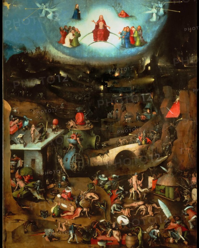 The Last Judgment (Triptych, central panel), ca 1485. Creator: Bosch, Hieronymus (c. 1450-1516).