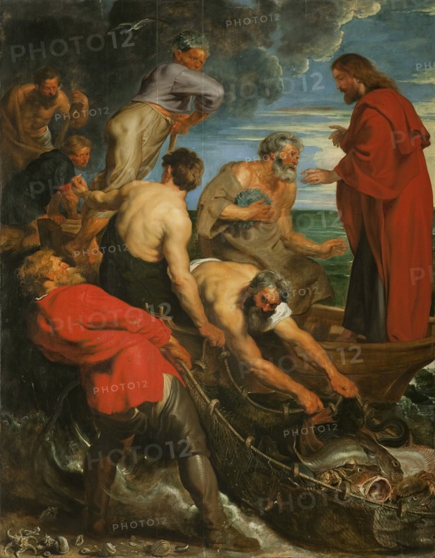 The Miraculous Draught of Fishes (Triptych, central panel), 1618-1619. Creator: Rubens, Pieter Paul (1577-1640).