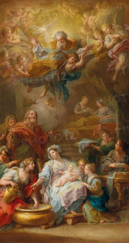 The Nativity of the Virgin, 1756. Creator: Conca, Sebastiano (1680-1764).