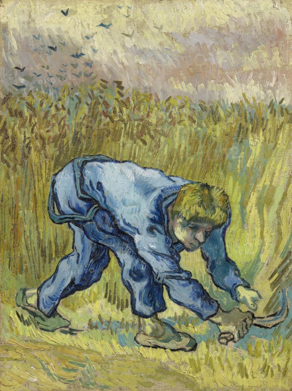 The Reaper (after Millet), 1889. Creator: Gogh, Vincent, van (1853-1890).