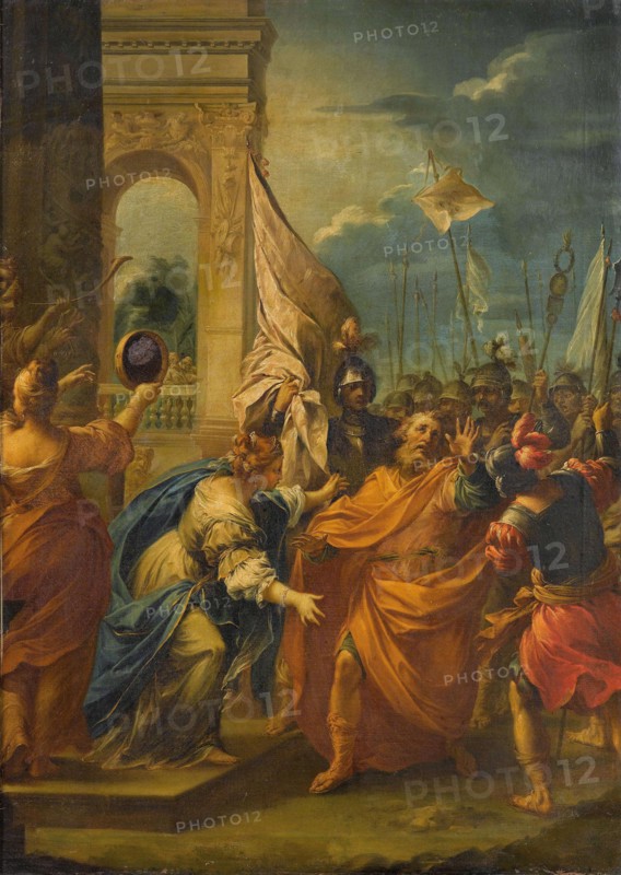 The Return of Jephtha. Creator: Varotti, Giuseppe (1715-1780).
