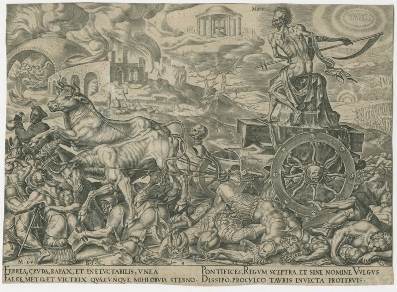 The Triumph of Death, c. 1565. Creator: Galle, Philipp (Philips) (1537-1612).