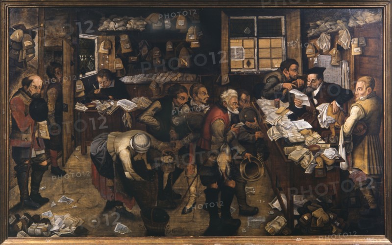 The Village Lawyer, 1621. Creator: Brueghel, Pieter, the Younger (1564-1638).