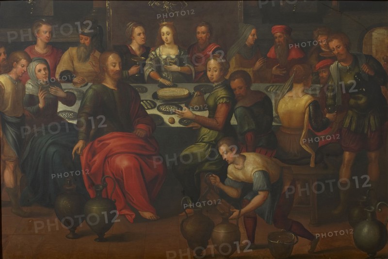 The Wedding Feast at Cana. Creator: Francken, Frans, the Elder (1542-1616).