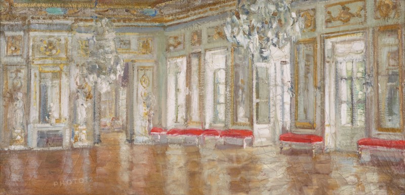 The White Hall, c. 1907. Creator: Sredin, Alexander Valentinovich (1872-1934).