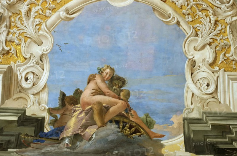 Time abducts Beauty (Pluto Abducting Persephone), ca 1746. Creator: Tiepolo, Giambattista (1696-1770).