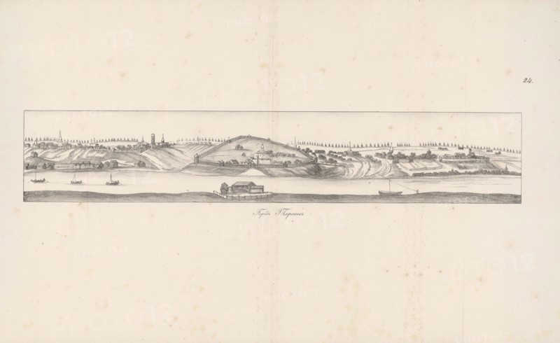 Torzhok. From: Augustin von Meyerberg and his travel  to Russia, 1661-1662. Creator: Meierberg (Meyerberg), Augustin, von (1612-1688).