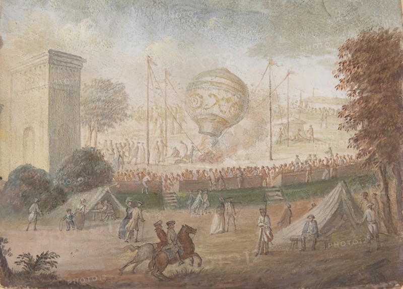 Designs for Top and Four Sides of a Snuffbox with Scenes depicting the Ascent..., ca. 1784-89. Creator: Anon.
