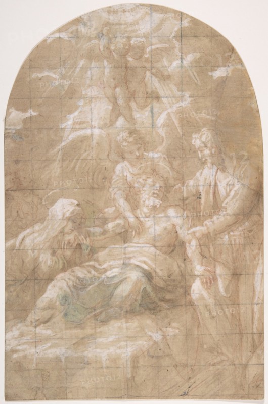 Death of Saint Joseph, 17th century. Creator: Anon.