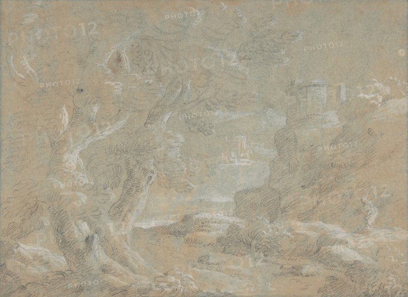 Landscape, 17th century. Creator: Anon.