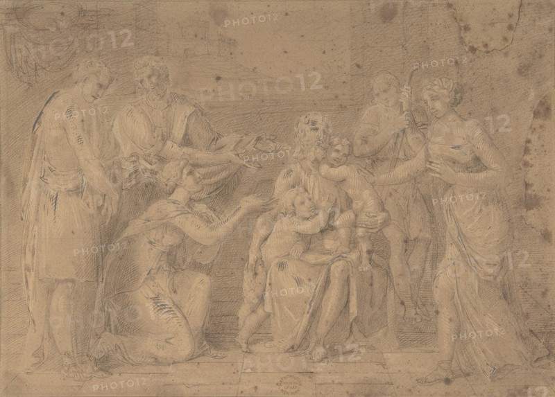 Christ and the Children, 17th century. Creator: Anon.