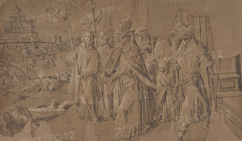 Miracle of Saint Gregory, 16th century. Creator: Anon.