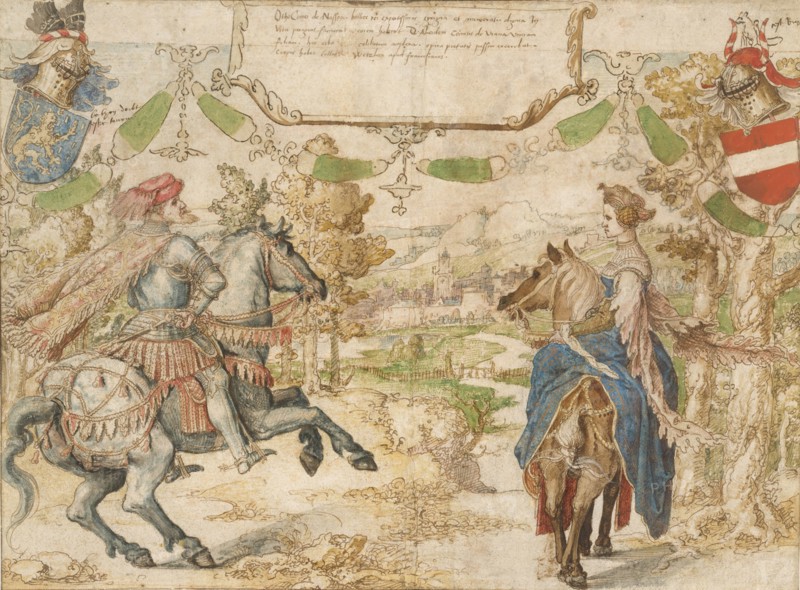 Otto, Count of Nassau and his Wife Adelheid van Vianen, 1530-35. Creator: Bernaert van Orley.