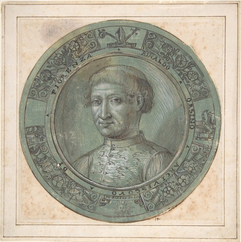 Portrait of Rinaldo Orsino, Archbishop of Florence (1474-1508), early 17th century. Creator: Bernardino Capitelli.