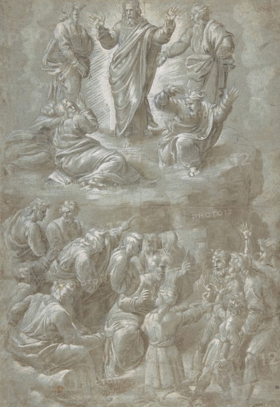 The Transfiguration, after Raphael, 1511-51. Creator: Biagio Pupini.