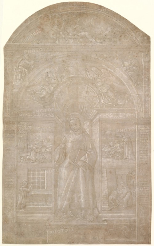 Saint Leonard and Four Episodes from His Life, ca. 1500-1510. Creator: Francesco di Paolo da Montereale.
