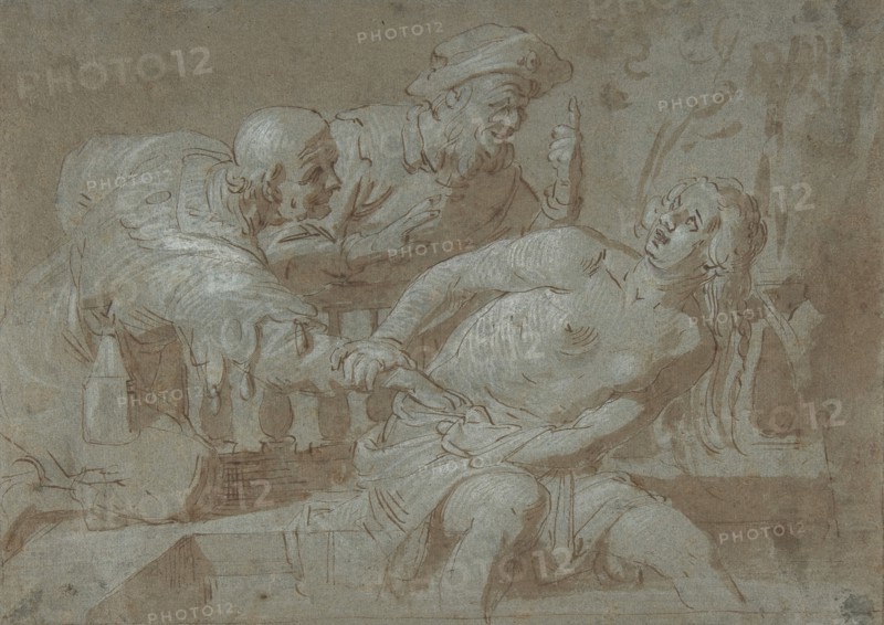 Susanna and the Elders, early 17th-mid 17th century. Creator: Gerrit van Honthorst.
