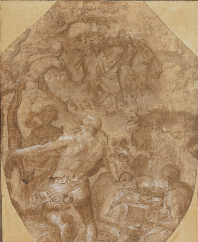 The Discovery of Glass, ca. 1570-72. Creator: Giovanni Maria Butteri.