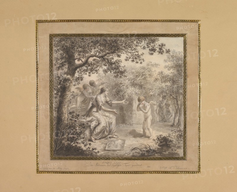 Cupid's ruse, 1792. Creator: Hans Veit Friedrich Schnorr von Carolsfeld.