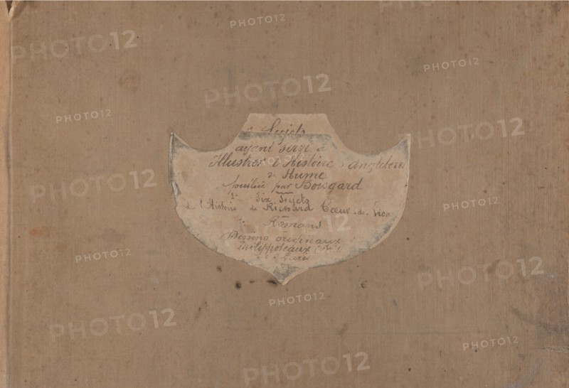 Album of 107 preparatory drawings to illustrate David Hume's "History of England", ca. 1853. Creator: Felix Henri Emmanuel Philippoteaux.