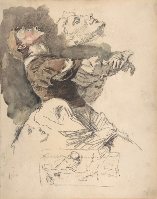 Study of a Female Dancer, late 19th-early 20th century. Creator: Otto Greiner.