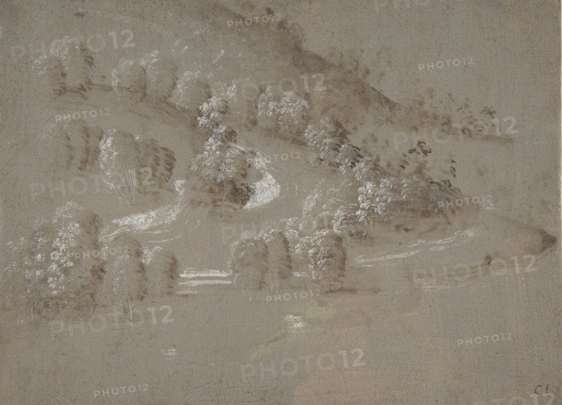 Landscape (recto); Landscape (verso), 1489-90. Creator: Perugino.