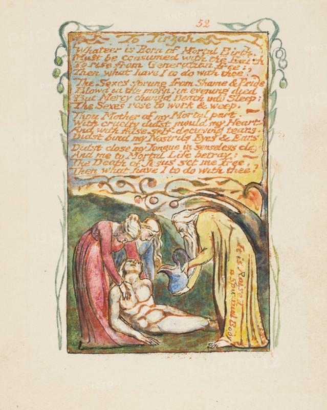 Songs of Innocence and of Experience: To Tirzah, ca. 1825. Creator: William Blake.
