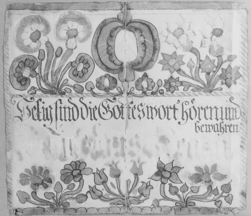 Wall Text, ca. 1785. Creator: Unknown.