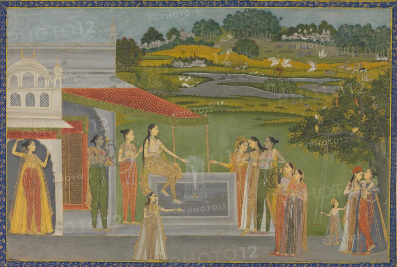 Princesses Gather at a Fountain, ca. 1770. Creator: Unknown.