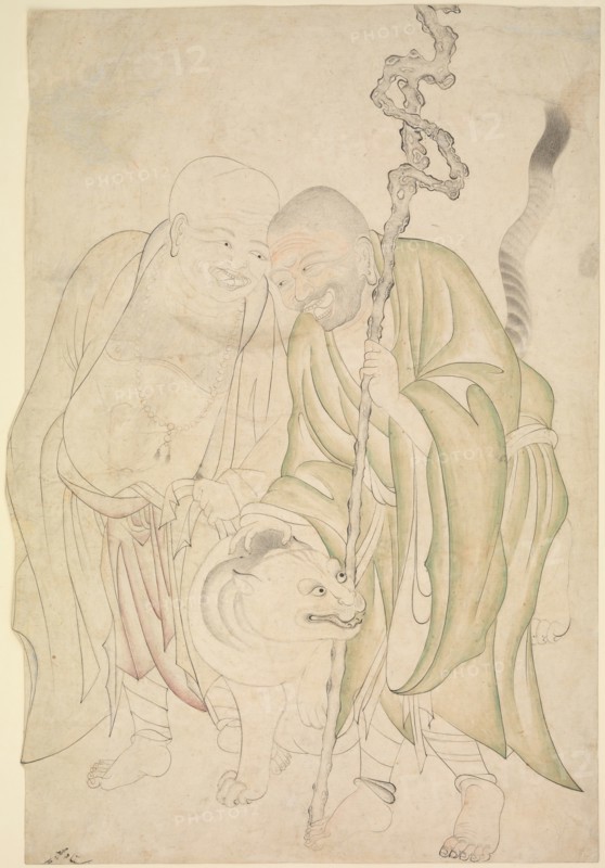 Two Lohans, ca. 1480. Creator: Unknown.