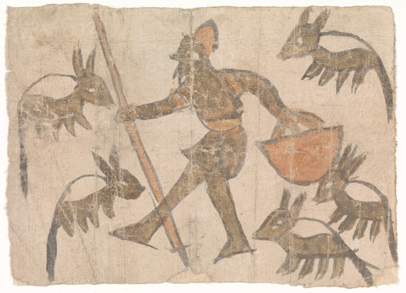 Herdsman and his Flock, second half of 12th century. Creator: Unknown.