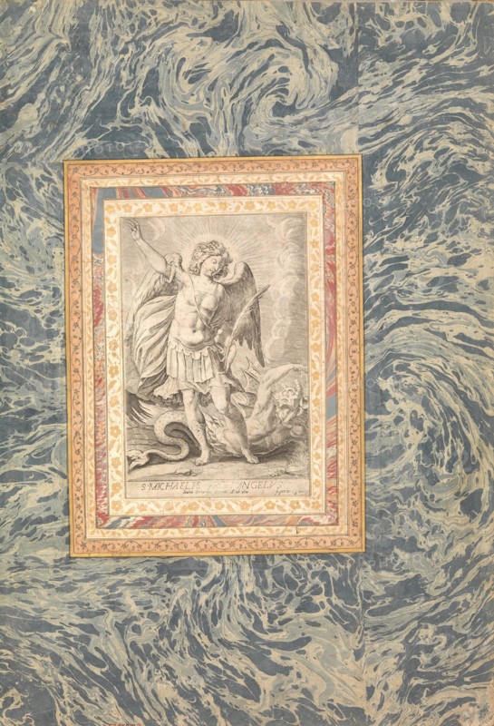 St. Michael, the Archangel, Folio from the Bellini Album, ca. 1600. Creator: Unknown.