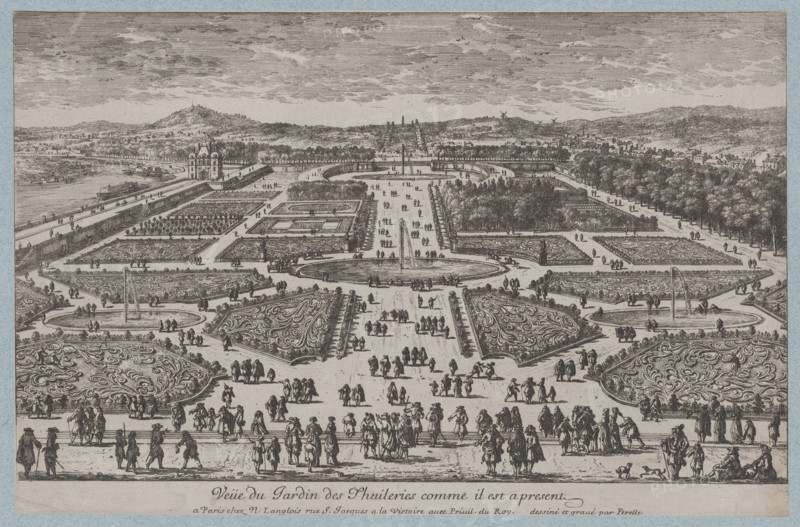 The Tuileries Garden, 1680., 1680. Creator: Adam Perelle.