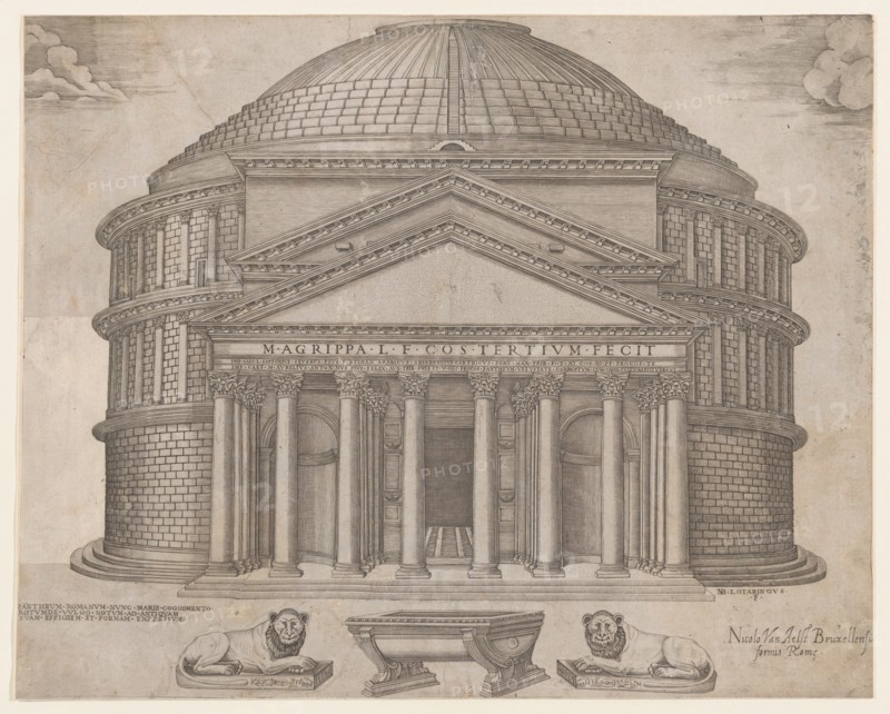 Speculum Romanae Magnificentiae: The Pantheon, 16th century., 16th century. Creator: Anon.