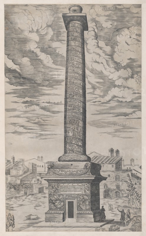 Speculum Romanae Magnificentiae: Column of Trajan, 1544., 1544. Creator: Anon.