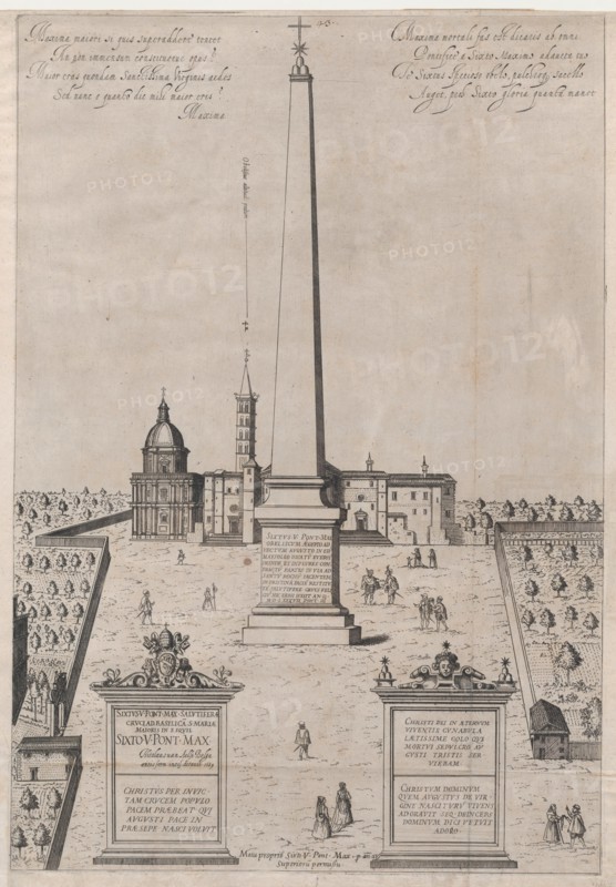 Speculum Romanae Magnificentiae: The Egyptian Obelisk of Augustus, 1589., 1589. Creator: Anon.