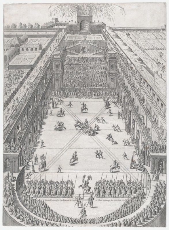 Speculum Romanae Magnificentiae: Marriage of Annibale Altemps and Ortensia Borromeo, Rome,..., 1565. Creator: Etienne Duperac.