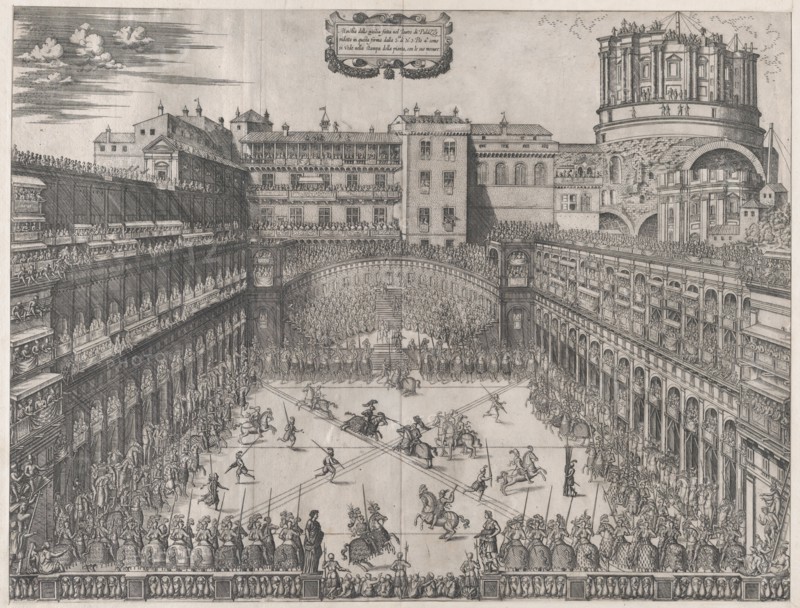 Speculum Romanae Magnificentiae: Vatican Tournament, 1565., 1565. Creator: Master HCB.