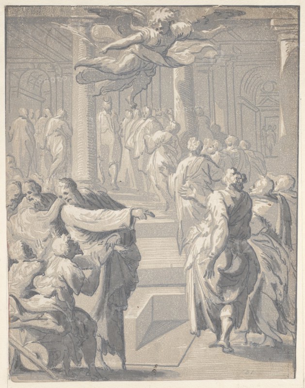 Christ healing the paralytic, 1540-50., 1540-50. Creator: Niccolo Vicentino.
