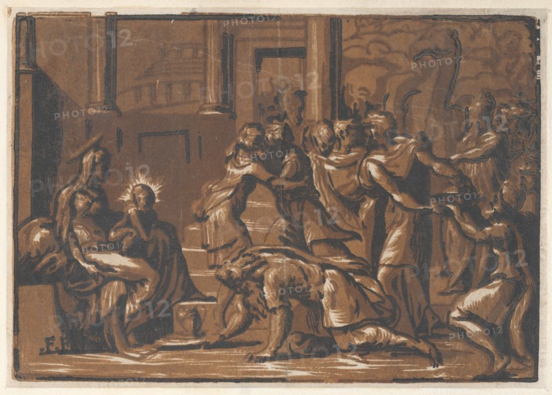 The Adoration of the Magi, 1540-50., 1540-50. Creator: Attributed to Niccolò Vicentino.